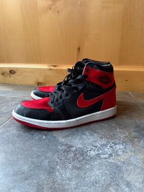 Nike High Top Sneakers - Black & Red
